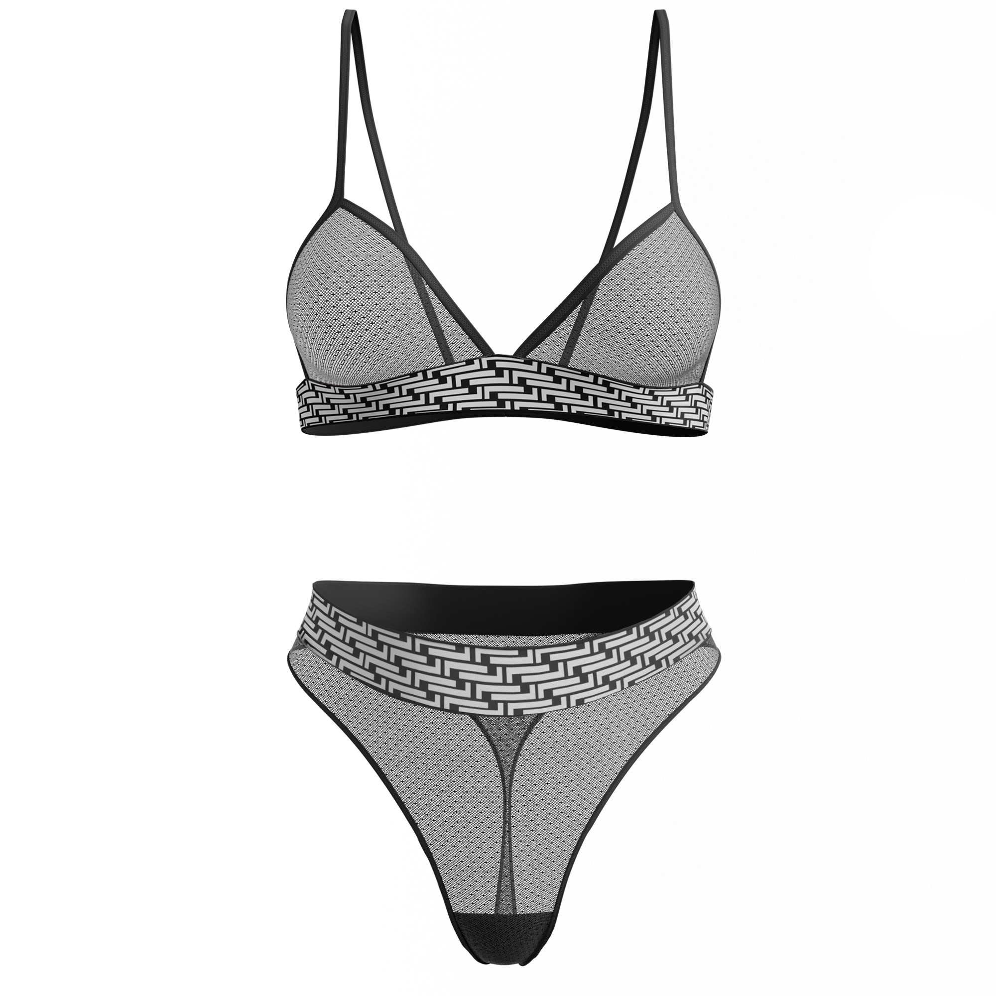 BLACK TULLE LOGO – Limited Lingerie